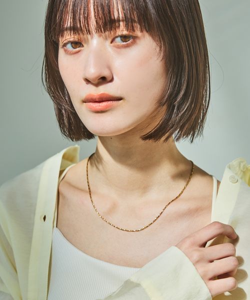 LAKOLE ステンレス華奢チェーンネックレス2 ホワイト FREE ウィメンズグッズ ラコレ 114407 and ST アンドエスティ(旧ドットエスティ) LAKOLE ステンレス華奢チェーンネックレス2 ホワイト FREE ウィメンズグッズ ラコレ 114407 and ST アンドエスティ(旧ドットエスティ)