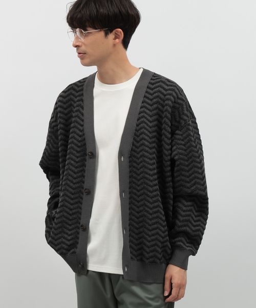 LAKOLE PEジャガードカーディガン/アウトレット価格 チャコールグレー L メンズインナー ラコレ 116739 and ST アンドエスティ(旧ドットエスティ) LAKOLE PEジャガードカーディガン/アウトレット価格 チャコールグレー L メンズインナー ラコレ 116739 and ST アンドエスティ(旧ドットエスティ)