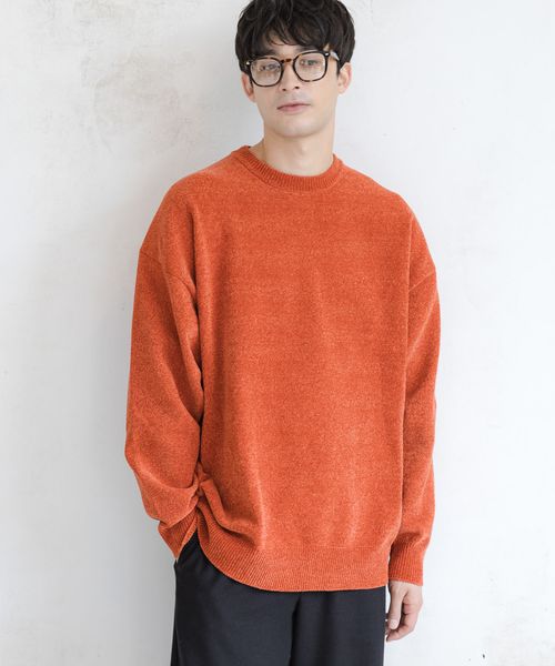 LAKOLE ソフトモールニットプルオーバー オレンジ L メンズインナー ラコレ 116740 and ST アンドエスティ(旧ドットエスティ) LAKOLE ソフトモールニットプルオーバー オレンジ L メンズインナー ラコレ 116740 and ST アンドエスティ(旧ドットエスティ)
