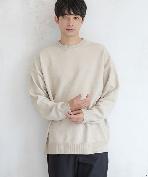 LAKOLE ソフトモールニットプルオーバー ベージュ XL メンズインナー ラコレ 116740 and ST アンドエスティ(旧ドットエスティ) LAKOLE ソフトモールニットプルオーバー ベージュ XL メンズインナー ラコレ 116740 and ST アンドエスティ(旧ドットエスティ)