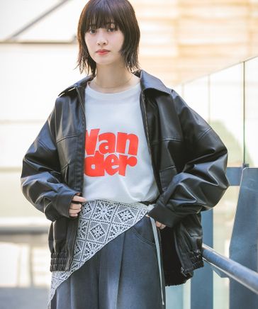 LA5107 Leilian レリアン ロングジップジャンパー パープル 13