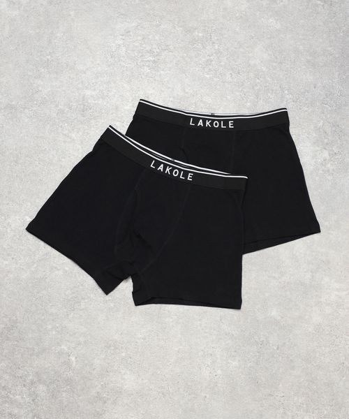 LAKOLE 【2枚セット】プレーンロゴボクサーパンツ シルバー M メンズグッズ ラコレ 133533 and ST アンドエスティ(旧ドットエスティ) LAKOLE 【2枚セット】プレーンロゴボクサーパンツ シルバー M メンズグッズ ラコレ 133533 and ST アンドエスティ(旧ドットエスティ)