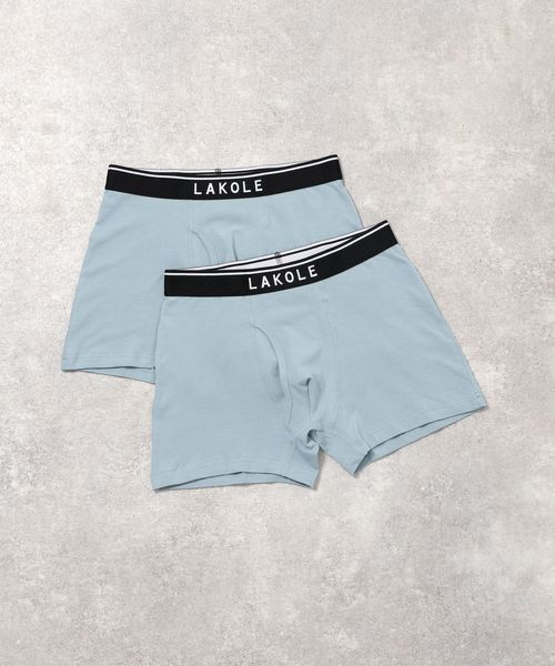 LAKOLE 【2枚セット】プレーンロゴボクサーパンツ グリーン L メンズグッズ ラコレ 133533 and ST アンドエスティ(旧ドットエスティ) LAKOLE 【2枚セット】プレーンロゴボクサーパンツ グリーン L メンズグッズ ラコレ 133533 and ST アンドエスティ(旧ドットエスティ)