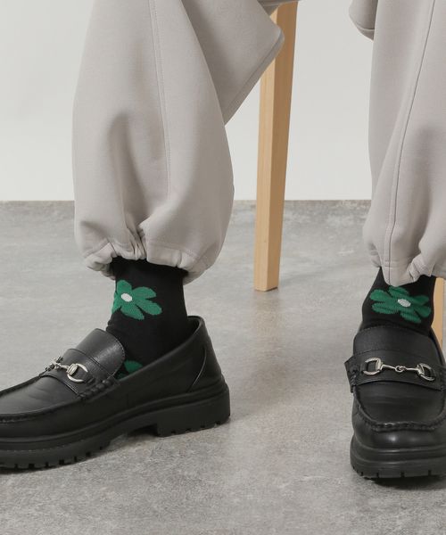 LAKOLE ジャストフラワーソックス グリーン FREE メンズグッズ ラコレ 133541 and ST アンドエスティ(旧ドットエスティ) LAKOLE ジャストフラワーソックス グリーン FREE メンズグッズ ラコレ 133541 and ST アンドエスティ(旧ドットエスティ)