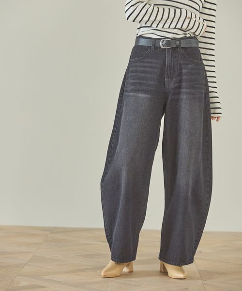 LAKOLE カーブデニムパンツ シルバー S ウィメンズボトムス ラコレ 134482 and ST アンドエスティ(旧ドットエスティ) LAKOLE カーブデニムパンツ シルバー S ウィメンズボトムス ラコレ 134482 and ST アンドエスティ(旧ドットエスティ)
