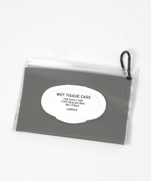 LAKOLE 蓋つきウェットティッシュケース トラベル カーキ FREE ラコレ 135449 and ST アンドエスティ(旧ドットエスティ) LAKOLE 蓋つきウェットティッシュケース トラベル カーキ FREE ラコレ 135449 and ST アンドエスティ(旧ドットエスティ)