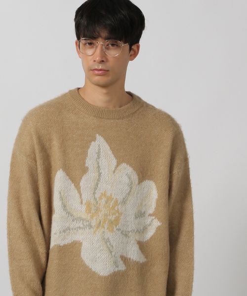 LAKOLE フラワーモチーフニットプルオーバー/アウトレット価格 ブラウン L メンズインナー ラコレ 141965 and ST アンドエスティ(旧ドットエスティ) LAKOLE フラワーモチーフニットプルオーバー/アウトレット価格 ブラウン L メンズインナー ラコレ 141965 and ST アンドエスティ(旧ドットエスティ)