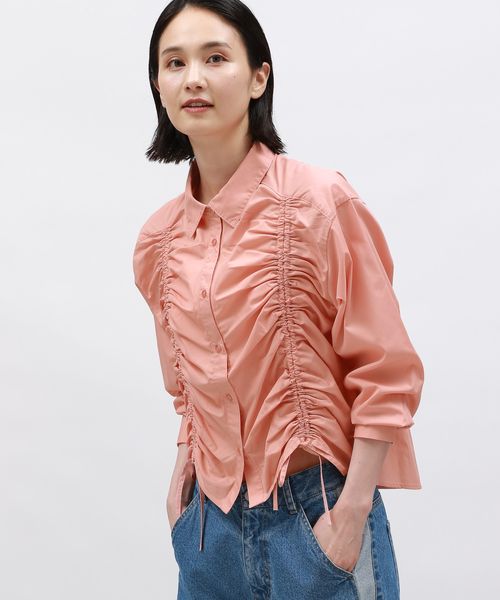 LAKOLE ドロストシャツ長袖/アウトレット価格 ピンク FREE ウィメンズインナー ラコレ 142585 and ST アンドエスティ(旧ドットエスティ) LAKOLE ドロストシャツ長袖/アウトレット価格 ピンク FREE ウィメンズインナー ラコレ 142585 and ST アンドエスティ(旧ドットエスティ)