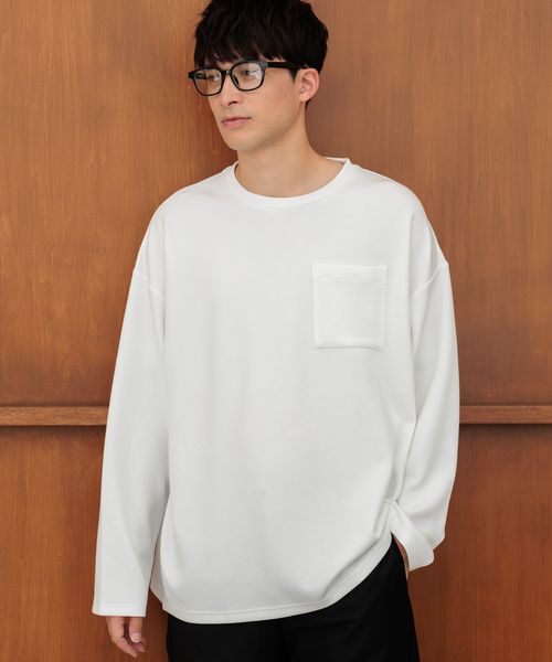 LAKOLE ライトダンボールポケット長袖T ライトグレー XL メンズインナー ラコレ 143055 and ST アンドエスティ(旧ドットエスティ) LAKOLE ライトダンボールポケット長袖T ライトグレー XL メンズインナー ラコレ 143055 and ST アンドエスティ(旧ドットエスティ)