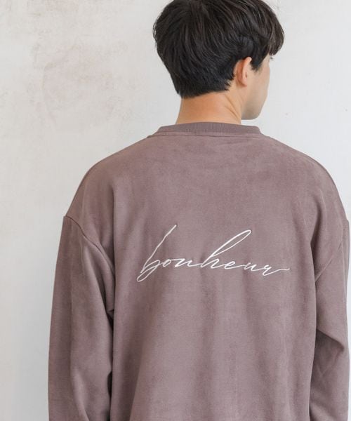 LAKOLE 刺繍スエードボアプルオーバー/アウトレット価格 ベージュ M メンズインナー ラコレ 144408 and ST アンドエスティ(旧ドットエスティ) LAKOLE 刺繍スエードボアプルオーバー/アウトレット価格 ベージュ M メンズインナー ラコレ 144408 and ST アンドエスティ(旧ドットエスティ)