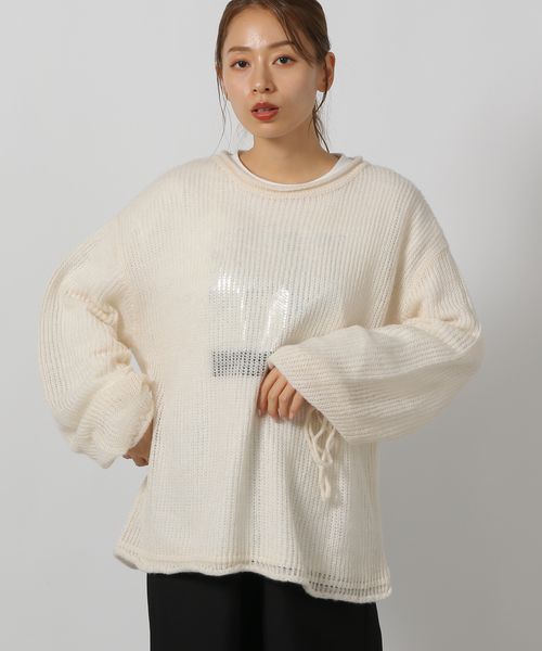 LAKOLE モヘアライクシャーリングプルオーバー ベージュ FREE ウィメンズインナー ラコレ 144445 and ST アンドエスティ(旧ドットエスティ) LAKOLE モヘアライクシャーリングプルオーバー ベージュ FREE ウィメンズインナー ラコレ 144445 and ST アンドエスティ(旧ドットエスティ)
