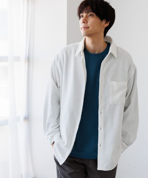 LAKOLE モールシャツ長袖 ライトグレー XL メンズインナー ラコレ 145343 and ST アンドエスティ(旧ドットエスティ) LAKOLE モールシャツ長袖 ライトグレー XL メンズインナー ラコレ 145343 and ST アンドエスティ(旧ドットエスティ)