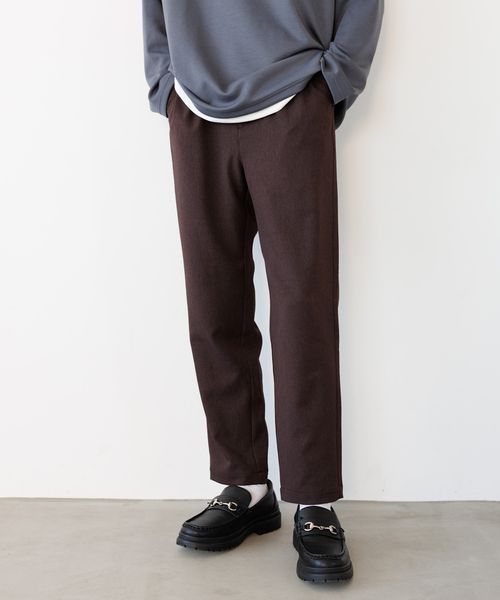 LAKOLE ドライウーリースリムパンツ/アウトレット価格 ライトベージュ S メンズボトムス ラコレ 145416 and ST アンドエスティ(旧ドットエスティ) LAKOLE ドライウーリースリムパンツ/アウトレット価格 ライトベージュ S メンズボトムス ラコレ 145416 and ST アンドエスティ(旧ドットエスティ)