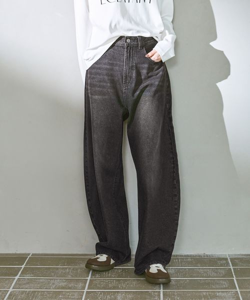 LAKOLE 【新色予約開始】オーバーダイカーブデニム シルバー M ウィメンズボトムス ラコレ 147147 and ST アンドエスティ(旧ドットエスティ) LAKOLE 【新色予約開始】オーバーダイカーブデニム シルバー M ウィメンズボトムス ラコレ 147147 and ST アンドエスティ(旧ドットエスティ)