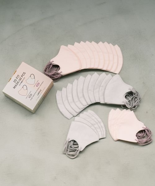 LAKOLE 2D不織布マスク[40枚入り] ケア用品 ホワイト FREE ラコレ 147904 and ST アンドエスティ（旧ドットエスティ）