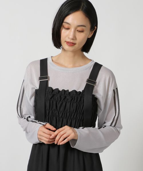 LAKOLE 袖ラインプリント長袖T/アウトレット価格 ホワイト FREE ウィメンズインナー ラコレ 148204 and ST アンドエスティ(旧ドットエスティ) LAKOLE 袖ラインプリント長袖T/アウトレット価格 ホワイト FREE ウィメンズインナー ラコレ 148204 and ST アンドエスティ(旧ドットエスティ)