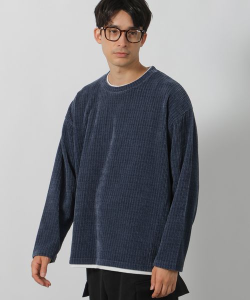 LAKOLE モールレイヤードプルオーバー/アウトレット価格 ライトブルー M メンズインナー ラコレ 151342 and ST アンドエスティ(旧ドットエスティ) LAKOLE モールレイヤードプルオーバー/アウトレット価格 ライトブルー M メンズインナー ラコレ 151342 and ST アンドエスティ(旧ドットエスティ)
