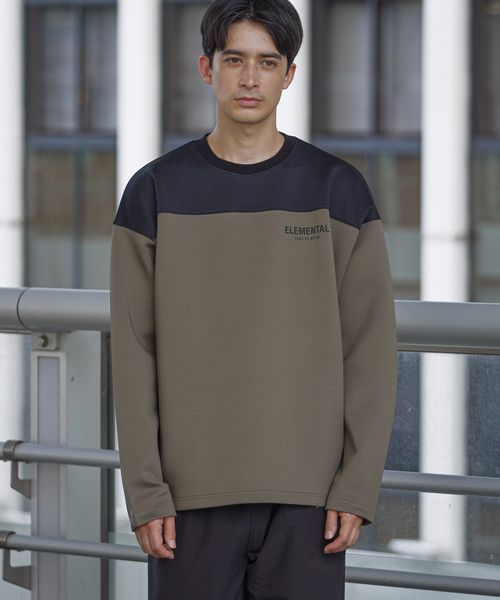 LAKOLE ストレッチ切替プルオーバー<PARK by LAKOLE>/アウトレット価格 グリーン M メンズインナー ラコレ 151527 and ST アンドエスティ(旧ドットエスティ) LAKOLE ストレッチ切替プルオーバー<PARK by LAKOLE>/アウトレット価格 グリーン M メンズインナー ラコレ 151527 and ST アンドエスティ(旧ドットエスティ)