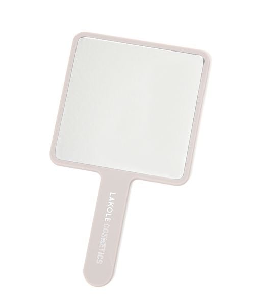 LAKOLE スクエアハンドミラー(L) 理美容用品 グレー FREE ラコレ 165250 and ST アンドエスティ(旧ドットエスティ) LAKOLE スクエアハンドミラー(L) 理美容用品 グレー FREE ラコレ 165250 and ST アンドエスティ(旧ドットエスティ)