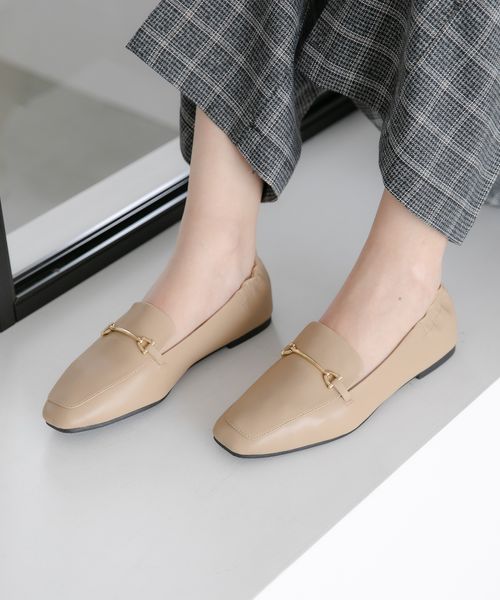 LAKOLE ビットギャザーローファー ブラウン S ウィメンズグッズ ラコレ 182078 and ST アンドエスティ(旧ドットエスティ) LAKOLE ビットギャザーローファー ブラウン S ウィメンズグッズ ラコレ 182078 and ST アンドエスティ(旧ドットエスティ)