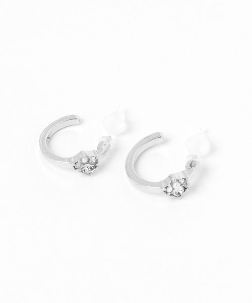 LAKOLE リングフープ樹脂ポストピアス ホワイト FREE ウィメンズグッズ ラコレ 184953 and ST アンドエスティ(旧ドットエスティ) LAKOLE リングフープ樹脂ポストピアス ホワイト FREE ウィメンズグッズ ラコレ 184953 and ST アンドエスティ(旧ドットエスティ)