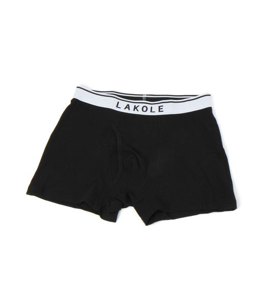 LAKOLE コットンロゴ無地ボクサーパンツ シルバー M メンズグッズ ラコレ 194361 and ST アンドエスティ(旧ドットエスティ) LAKOLE コットンロゴ無地ボクサーパンツ シルバー M メンズグッズ ラコレ 194361 and ST アンドエスティ(旧ドットエスティ)
