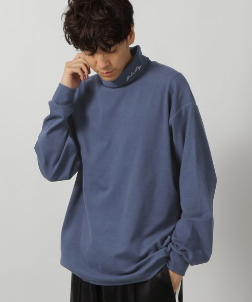 LAKOLE タートルネック刺繍T/アウトレット価格 ライトブルー L メンズインナー ラコレ 204477 and ST アンドエスティ(旧ドットエスティ) LAKOLE タートルネック刺繍T/アウトレット価格 ライトブルー L メンズインナー ラコレ 204477 and ST アンドエスティ(旧ドットエスティ)