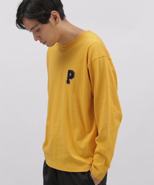 ≪WEB限定プライス≫【PARK】P刺繍ロングスリーブTシャツ