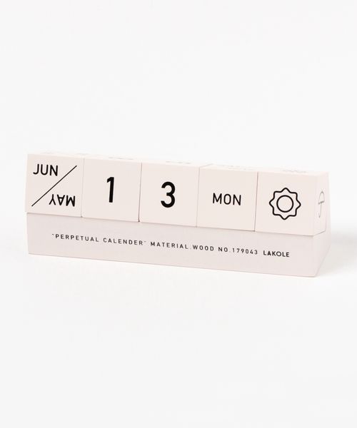 ウッド万年カレンダー　[公式]ラコレ（LAKOLE）通販