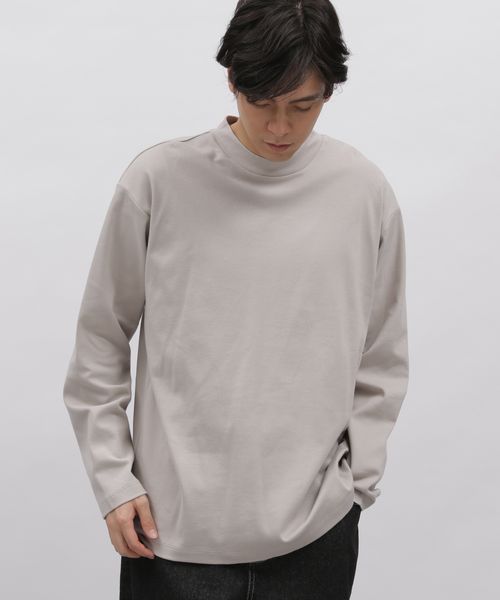 スムースモックネックロングTシャツ/アウトレット価格 | [公式]ラコレ