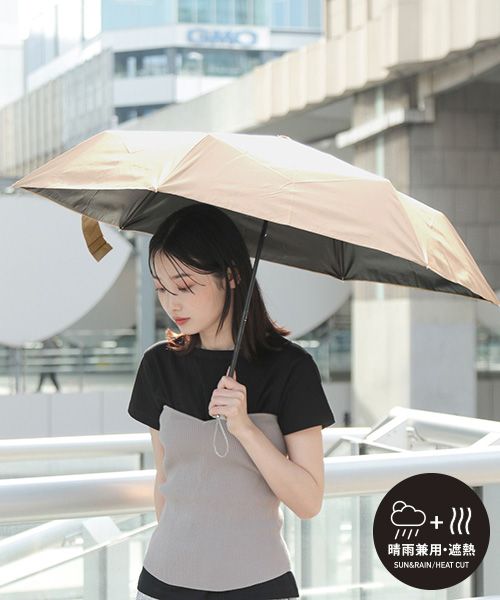 欠品カラー予約開始】晴雨遮熱UV折りたたみ傘 [公式]ラコレ（LAKOLE）通販
