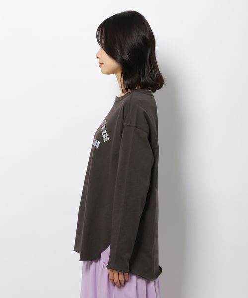 ルーズゲージレタードロングTシャツ | [公式]ラコレ（LAKOLE）通販
