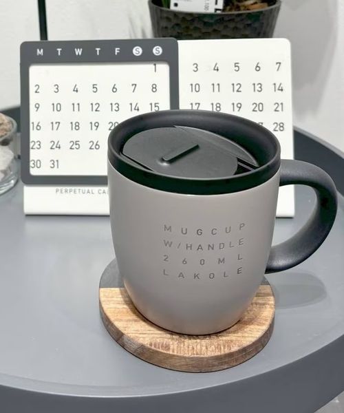 LAKOLE 保冷保温マグカップ ドリンク用品 グレー FREE ラコレ 238507 and ST アンドエスティ(旧ドットエスティ) LAKOLE 保冷保温マグカップ ドリンク用品 グレー FREE ラコレ 238507 and ST アンドエスティ(旧ドットエスティ)