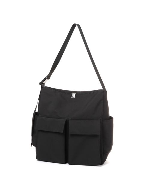 LAKOLE ラージポケットショルダーバッグ シルバー FREE メンズグッズ ラコレ 253057 and ST アンドエスティ(旧ドットエスティ) LAKOLE ラージポケットショルダーバッグ シルバー FREE メンズグッズ ラコレ 253057 and ST アンドエスティ(旧ドットエスティ)