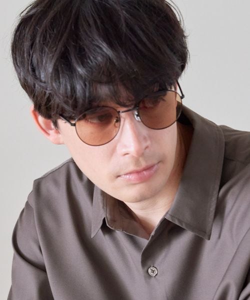 LAKOLE ボストンメタルサングラス ライトベージュ FREE メンズグッズ ラコレ 253236 and ST アンドエスティ(旧ドットエスティ) LAKOLE ボストンメタルサングラス ライトベージュ FREE メンズグッズ ラコレ 253236 and ST アンドエスティ(旧ドットエスティ)