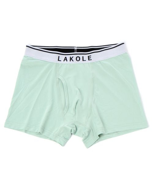 LAKOLE 無地ロゴボクサーパンツ グリーン S メンズグッズ ラコレ 266478 and ST アンドエスティ(旧ドットエスティ) LAKOLE 無地ロゴボクサーパンツ グリーン S メンズグッズ ラコレ 266478 and ST アンドエスティ(旧ドットエスティ)