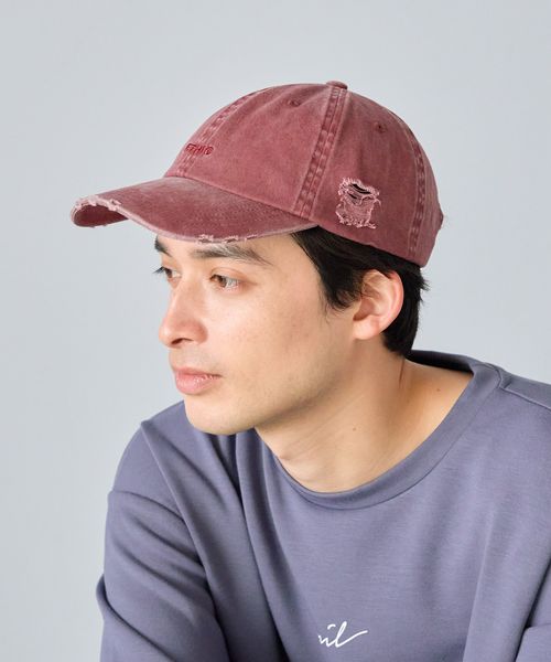 LAKOLE ダメージロゴキャップ ボルドー FREE メンズグッズ ラコレ 282489 and ST アンドエスティ(旧ドットエスティ) LAKOLE ダメージロゴキャップ ボルドー FREE メンズグッズ ラコレ 282489 and ST アンドエスティ(旧ドットエスティ)