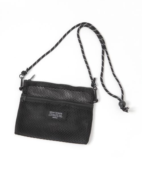 LAKOLE メッシュダブルポケットショルダーバッグ レジャー用品 シルバー FREE ラコレ 284116 and ST アンドエスティ(旧ドットエスティ) LAKOLE メッシュダブルポケットショルダーバッグ レジャー用品 シルバー FREE ラコレ 284116 and ST アンドエスティ(旧ドットエスティ)