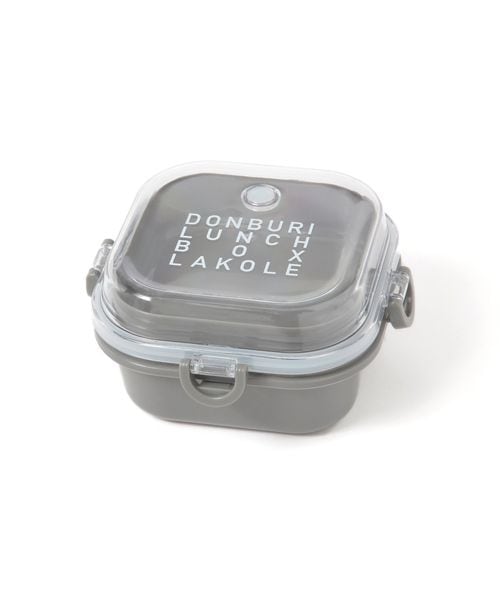 LAKOLE ランチボックス[どんぶり] ランチ用品 グレー FREE ラコレ 284127 and ST アンドエスティ（旧ドットエスティ）