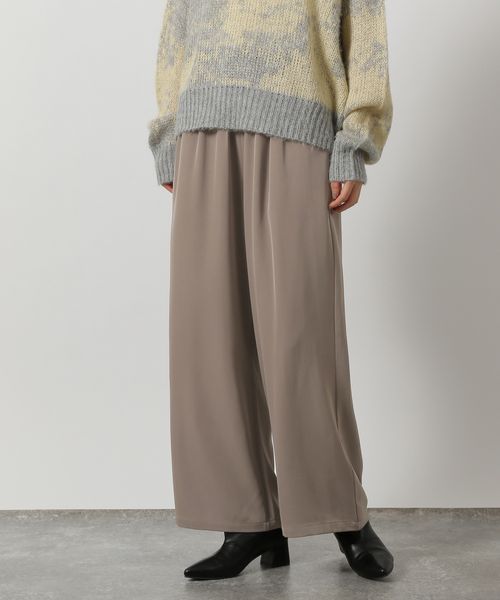 LAKOLE ダブルクロスイージーパンツ レオパード M ウィメンズボトムス ラコレ 286452 and ST アンドエスティ(旧ドットエスティ) LAKOLE ダブルクロスイージーパンツ レオパード M ウィメンズボトムス ラコレ 286452 and ST アンドエスティ(旧ドットエスティ)