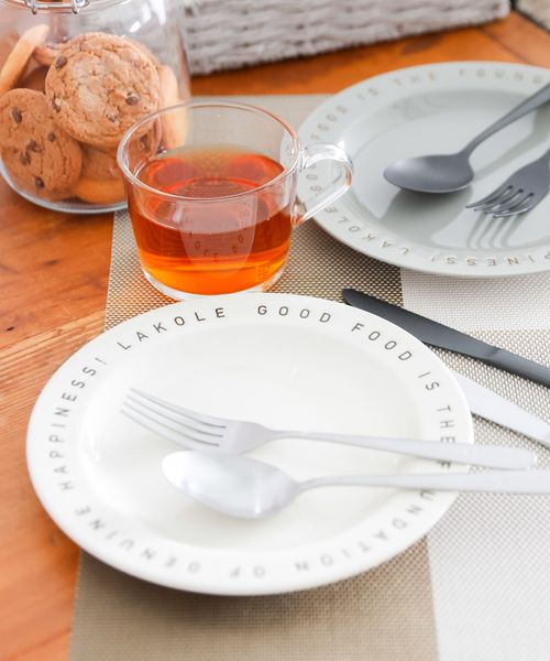 LAKOLE LOGOプレート(M) 洋食器 ライトグレー FREE ラコレ 286540 and ST アンドエスティ(旧ドットエスティ) LAKOLE LOGOプレート(M) 洋食器 ライトグレー FREE ラコレ 286540 and ST アンドエスティ(旧ドットエスティ)