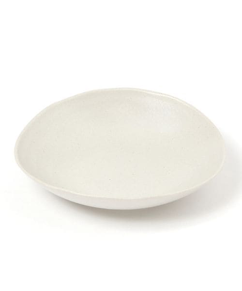 LAKOLE ゆがみオーバル皿(L) 和食器 ベージュ FREE ラコレ 286543 and ST アンドエスティ(旧ドットエスティ) LAKOLE ゆがみオーバル皿(L) 和食器 ベージュ FREE ラコレ 286543 and ST アンドエスティ(旧ドットエスティ)
