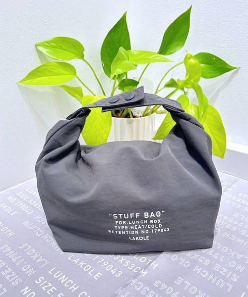 LAKOLE スタッフランチバッグ ランチ用品 チャコールグレー FREE ラコレ 287225 and ST アンドエスティ(旧ドットエスティ) LAKOLE スタッフランチバッグ ランチ用品 チャコールグレー FREE ラコレ 287225 and ST アンドエスティ(旧ドットエスティ)
