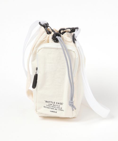 LAKOLE ポケット付きボトルケース ランチ用品 ベージュ FREE ラコレ 287227 and ST アンドエスティ(旧ドットエスティ) LAKOLE ポケット付きボトルケース ランチ用品 ベージュ FREE ラコレ 287227 and ST アンドエスティ(旧ドットエスティ)