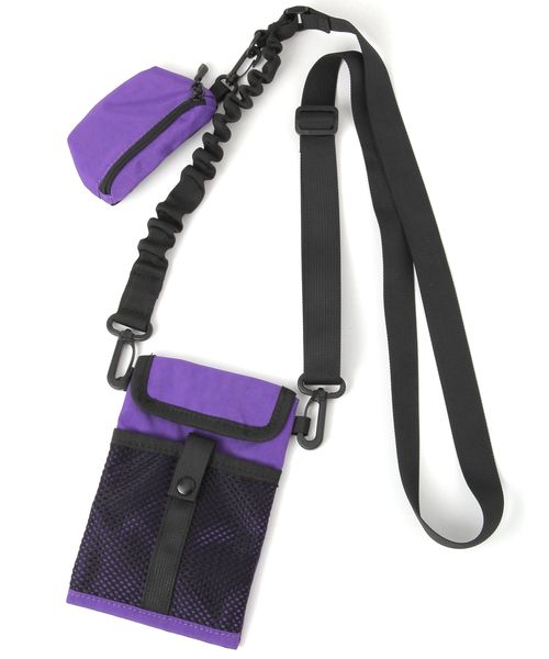 LAKOLE リストポーチ付きマルチショルダーバッグ パープル FREE メンズグッズ ラコレ 287476 and ST アンドエスティ(旧ドットエスティ) LAKOLE リストポーチ付きマルチショルダーバッグ パープル FREE メンズグッズ ラコレ 287476 and ST アンドエスティ(旧ドットエスティ)