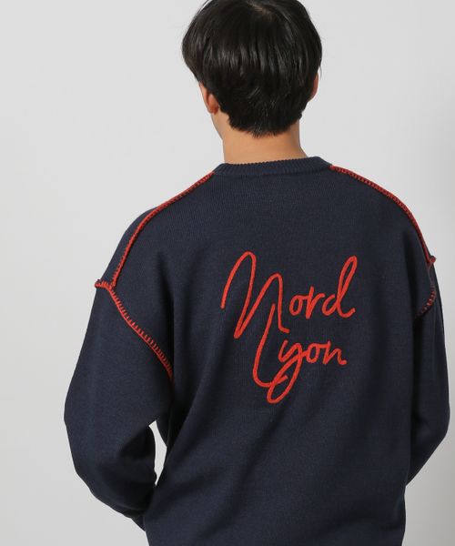 LAKOLE バック刺繍ステッチニットプルオーバー ネイビー L メンズインナー ラコレ 287579 and ST アンドエスティ(旧ドットエスティ) LAKOLE バック刺繍ステッチニットプルオーバー ネイビー L メンズインナー ラコレ 287579 and ST アンドエスティ(旧ドットエスティ)