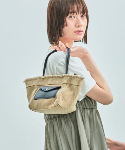 LAKOLE キャンバスフリンジミニショルダーバッグ ブラウン FREE ウィメンズグッズ ラコレ 288658 and ST アンドエスティ(旧ドットエスティ) LAKOLE キャンバスフリンジミニショルダーバッグ ブラウン FREE ウィメンズグッズ ラコレ 288658 and ST アンドエスティ(旧ドットエスティ)