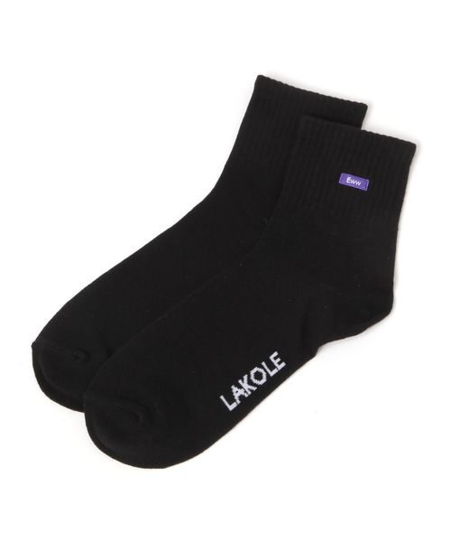 LAKOLE ショートボックスロゴソックス シルバー FREE メンズグッズ ラコレ 288708 and ST アンドエスティ(旧ドットエスティ) LAKOLE ショートボックスロゴソックス シルバー FREE メンズグッズ ラコレ 288708 and ST アンドエスティ(旧ドットエスティ)