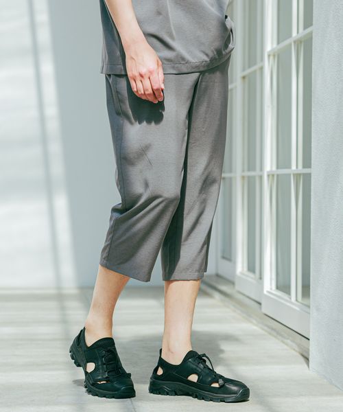 LAKOLE 【セットアップ可】クールクリアドライ7分パンツ グレー XL メンズボトムス ラコレ 289342 and ST アンドエスティ(旧ドットエスティ) LAKOLE 【セットアップ可】クールクリアドライ7分パンツ グレー XL メンズボトムス ラコレ 289342 and ST アンドエスティ(旧ドットエスティ)