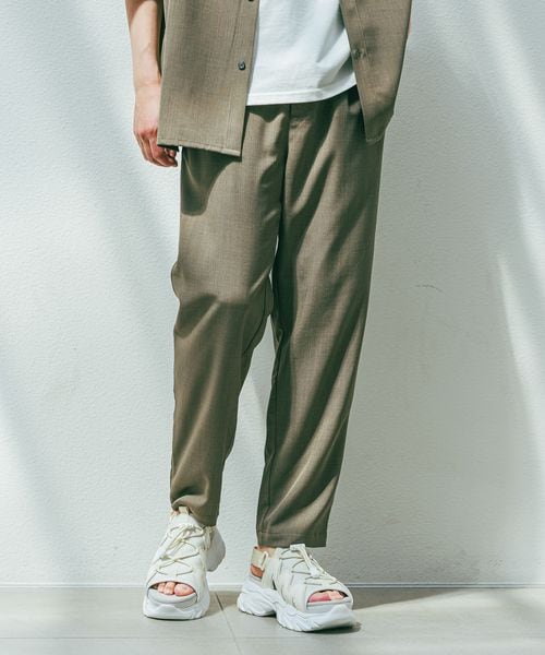 LAKOLE DRYスリムパンツ グリーン L メンズボトムス ラコレ 289675 and ST アンドエスティ(旧ドットエスティ) LAKOLE DRYスリムパンツ グリーン L メンズボトムス ラコレ 289675 and ST アンドエスティ(旧ドットエスティ)
